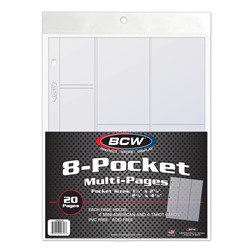 BCW 8-Pocket Multi-Pages
